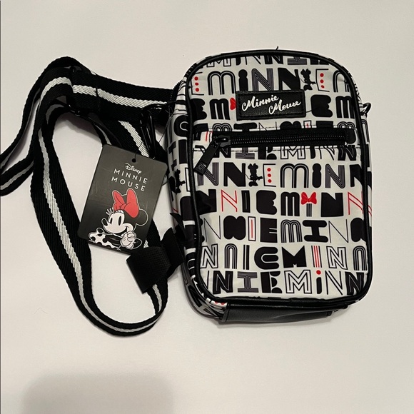 Bioworld Disney Minnie Mouse Black and Red Small Mini Messenger Bag Purse NWT - Picture 6 of 14